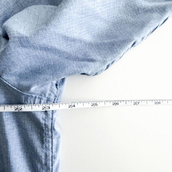 Wrangler Outdoor Mens Shirt Long Sleeve Regular Fit Button Light Blue XL - Picture 5 of 7